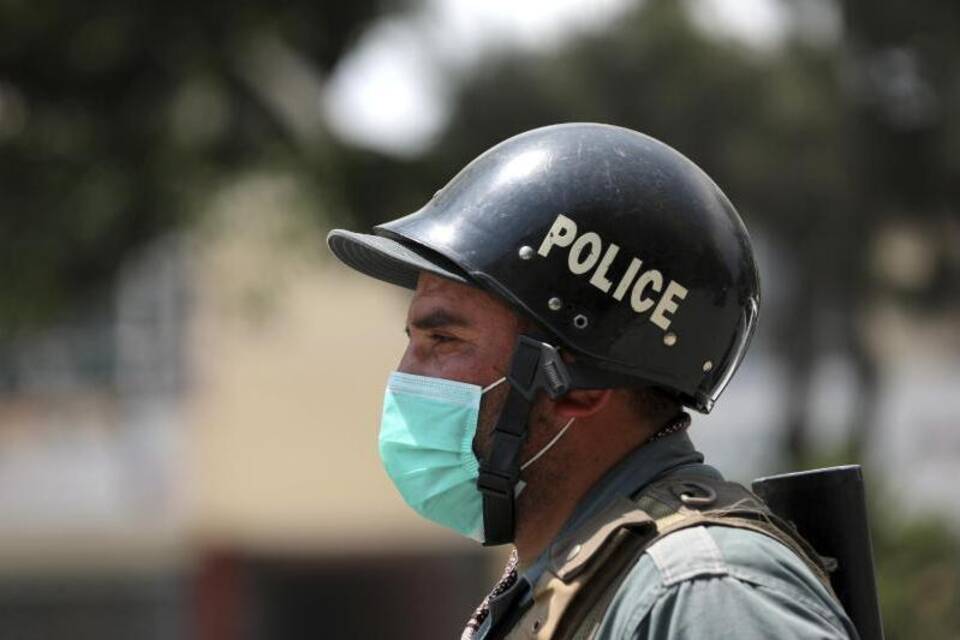 Polizist in Kabul Polizist in Kabul