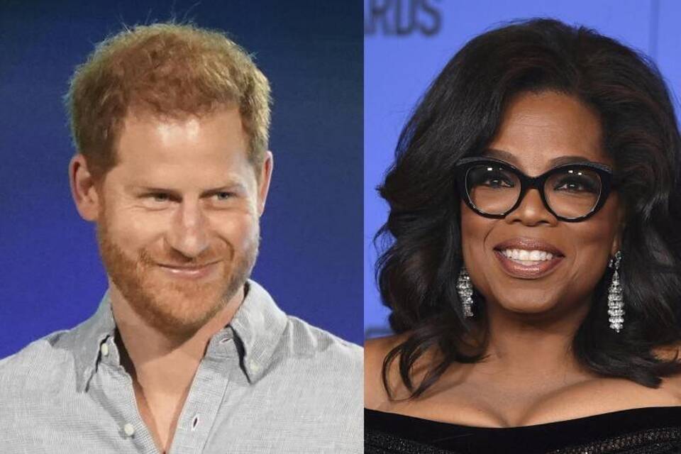 Oprah Winfrey und Prinz Harry Oprah Winfrey und Prinz Harry