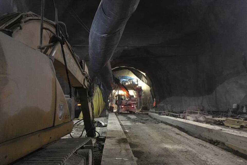 Tunnelbaustelle