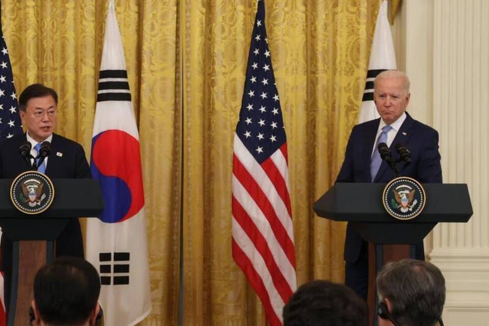 Biden: USA und Südkorea «sehr besorgt» über Nordkoreas Atomprogra Biden: USA und Südkorea «sehr besorgt» über Nordkoreas Atomprogra