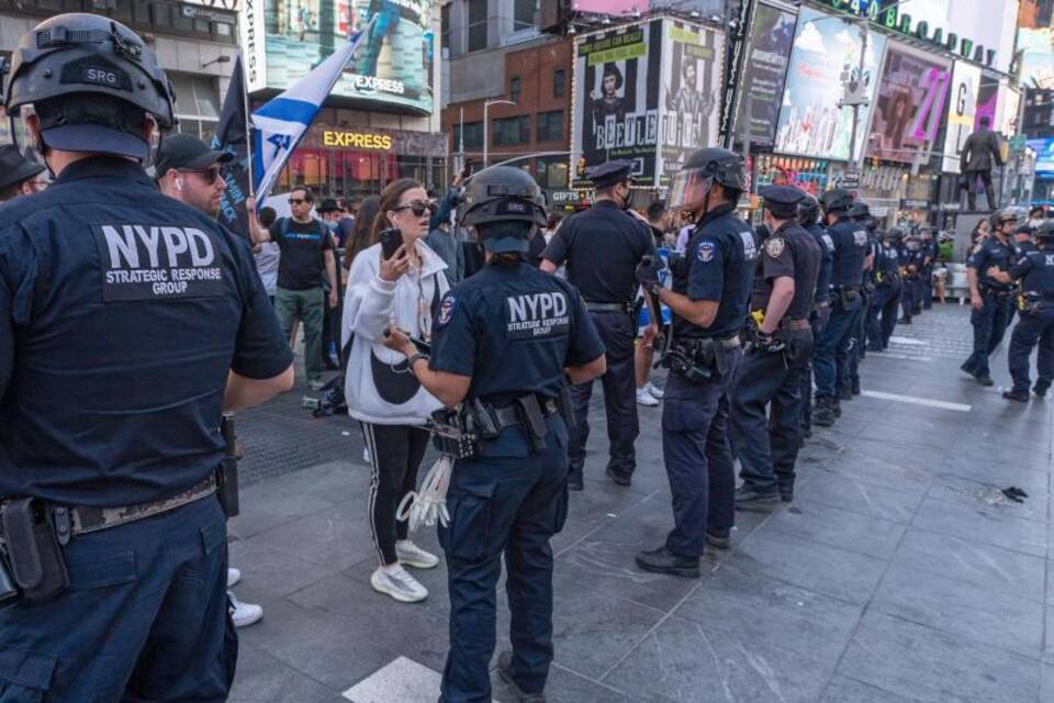 Demonstration in New York