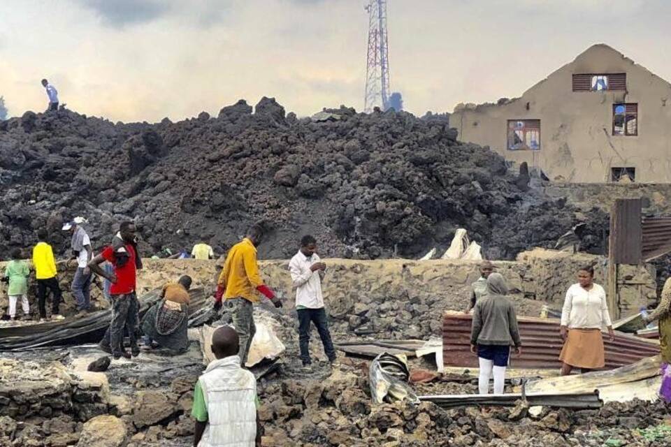 Vulkanausbruch im Kongo Vulkanausbruch im Kongo