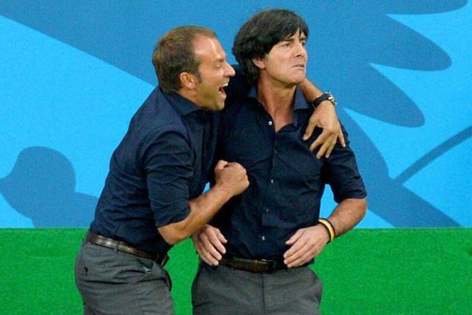 Hansi Flick und Joachim Löw Hansi Flick und Joachim Löw