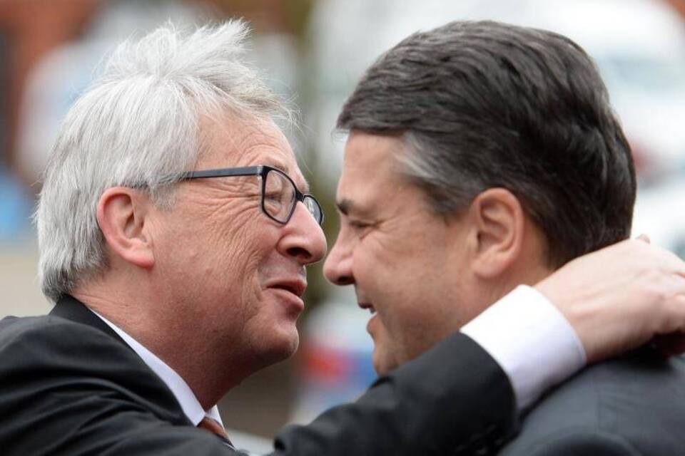 Juncker und Gabriel