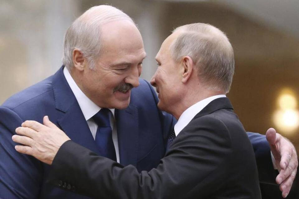 Alexander Lukaschenko und Wladimir Putin