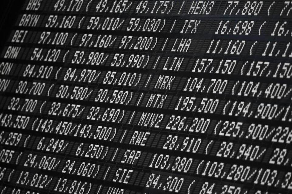 Dax-Werte Frankfurter Börse Dax-Werte Frankfurter Börse
