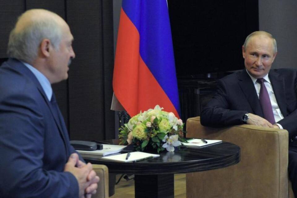 Putin empfängt Lukaschenko