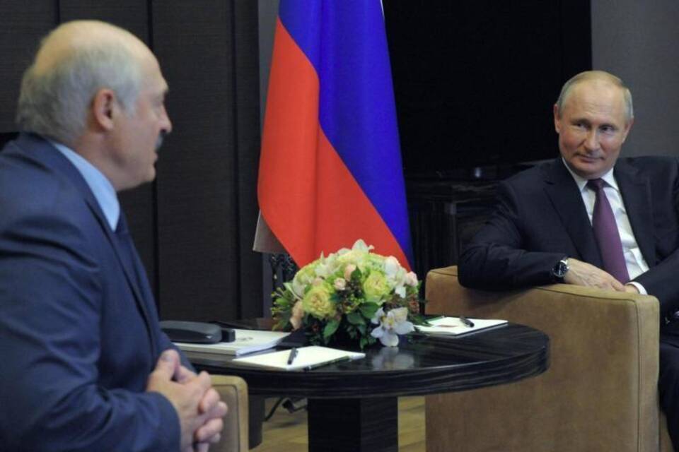 Putin empfängt Lukaschenko Putin empfängt Lukaschenko