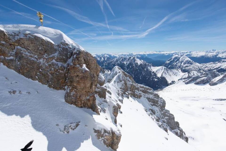 Sonne auf der Zugspitze