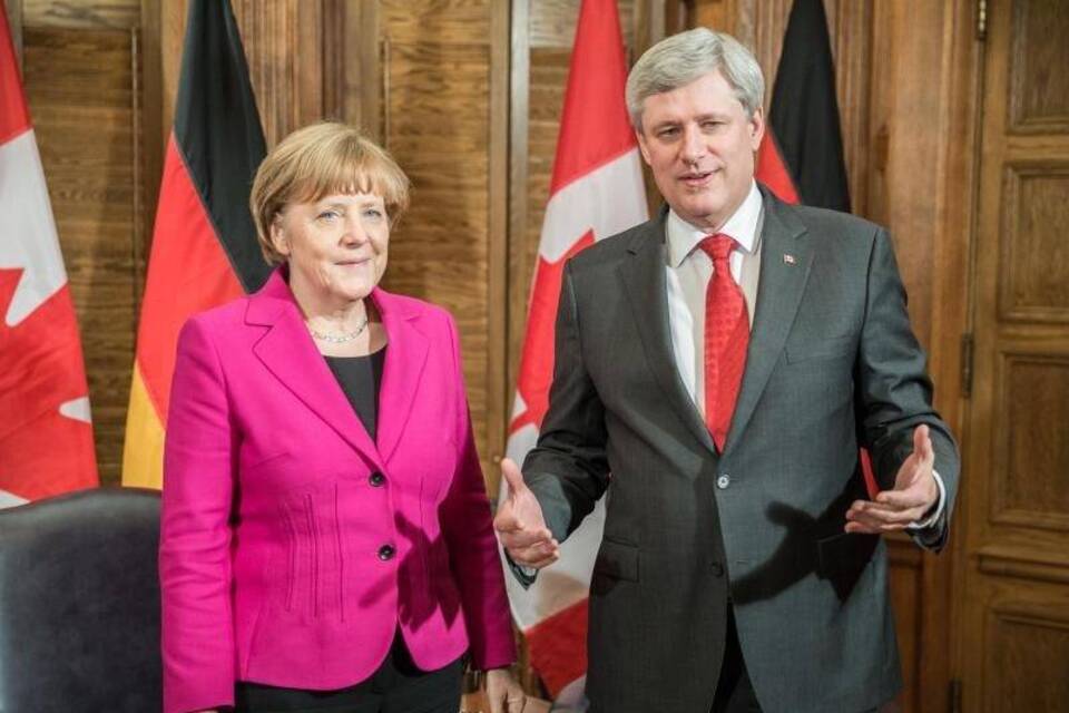 Merkel und Harper