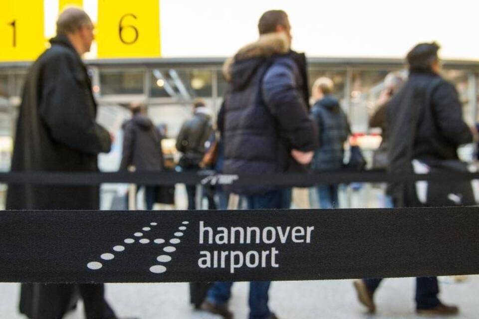 Warnstreik am Flughafen Hannover