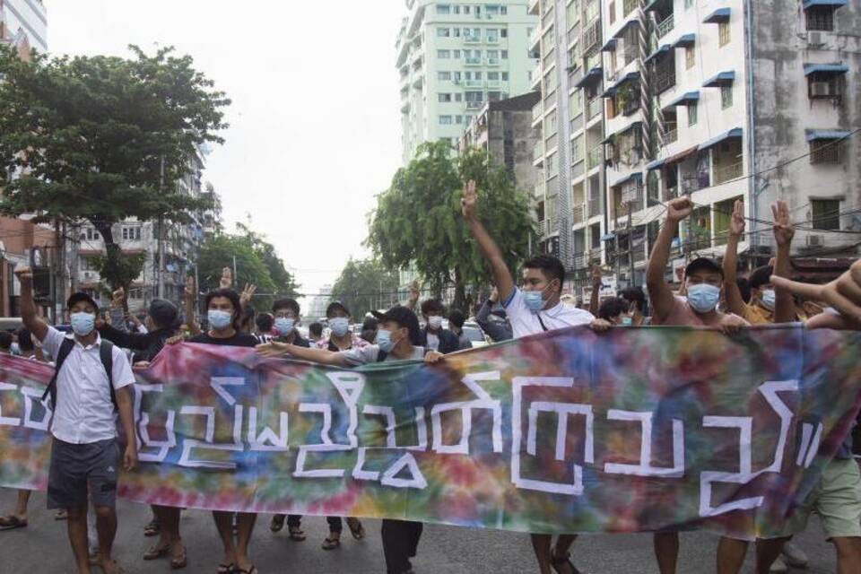 Proteste in Myanmar