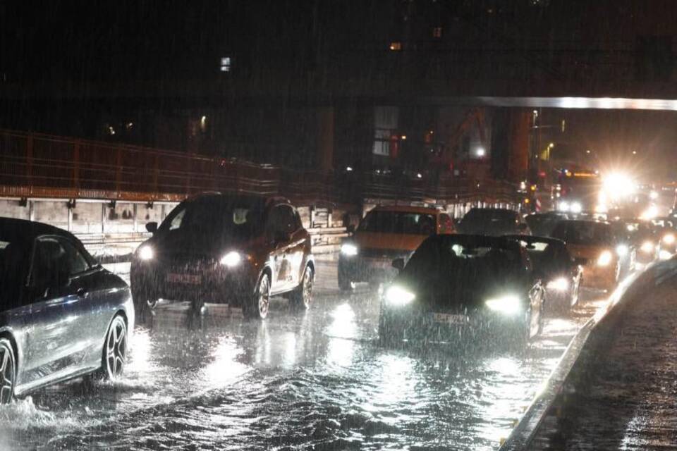 Unwetter in Stuttgart