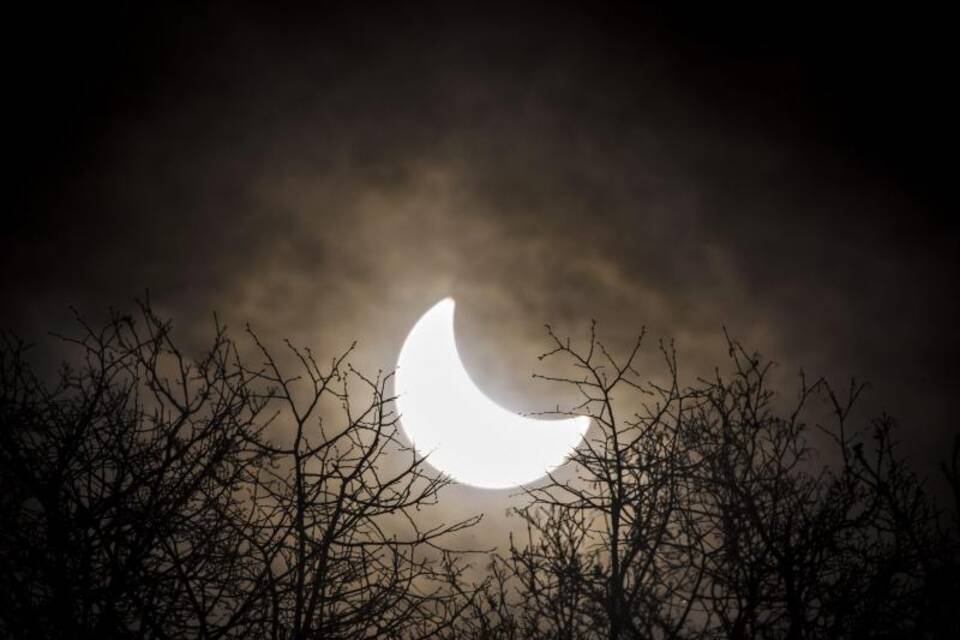 Teilweise Sonnenfinsternis Teilweise Sonnenfinsternis