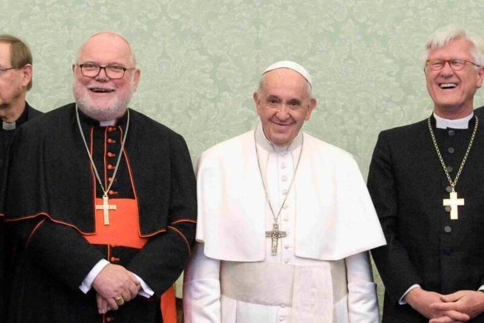Kardinal Marx bei Papst Franziskus