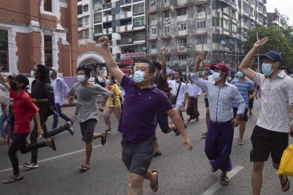 Proteste in Myanmar