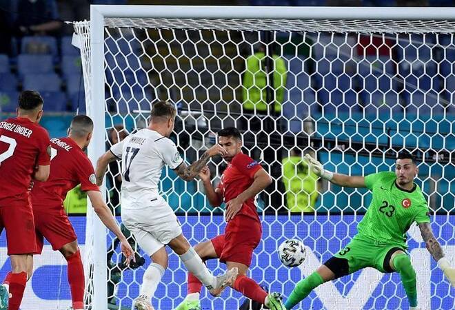 Türkei Italien Eigentor / Italien glänzt zum EM-Start: Klarer Sieg gegen die Türkei ... / Die tore schossen merih demiral (eigentor in der 53.