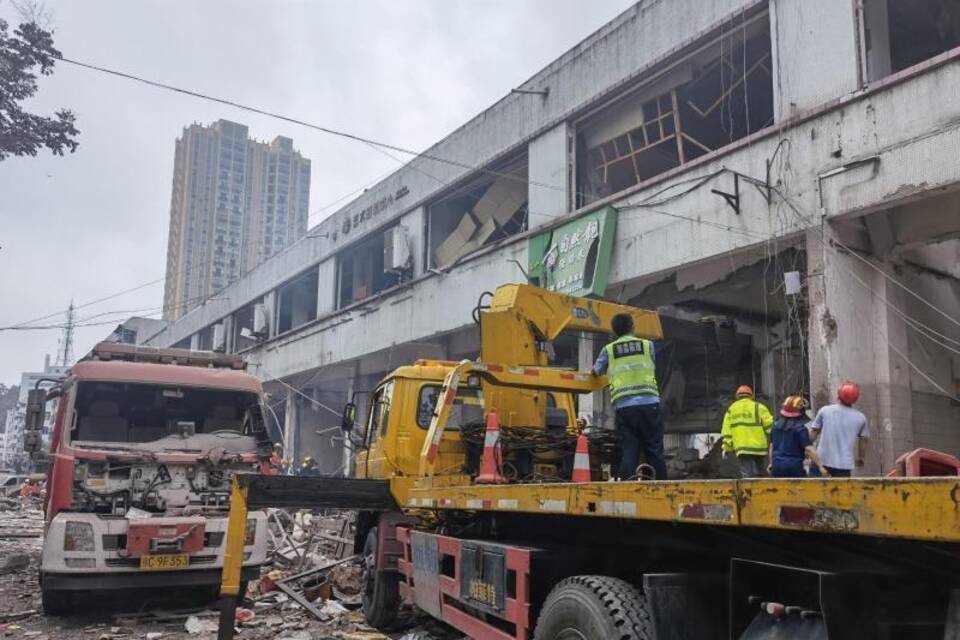 Gasexplosion in China Gasexplosion in China