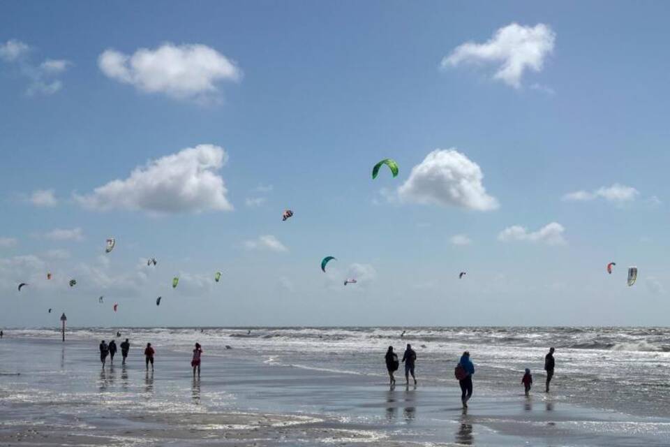 Sonne in St. Peter Ording