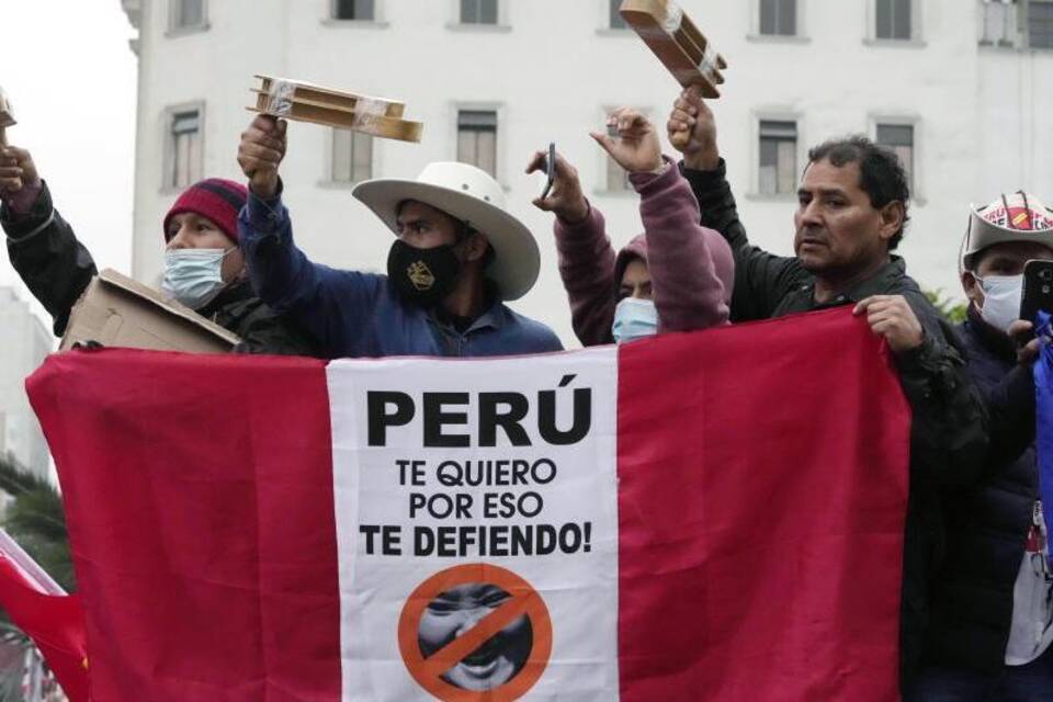 Demonstration in Lima