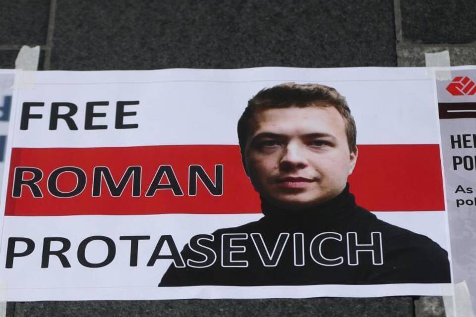 «Free Roman Protasevich» «Free Roman Protasevich»