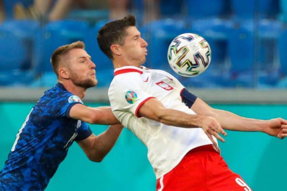 Fußball-EM - Polen - Slowakei Fußball-EM - Polen - Slowakei