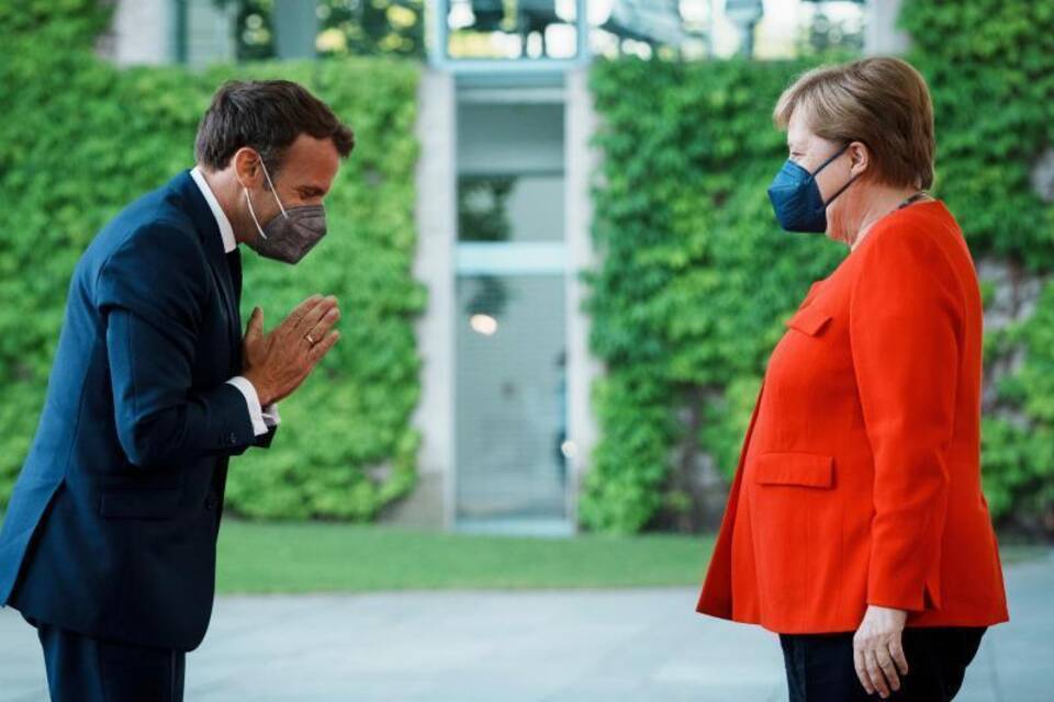 Treffen Merkel und Macron Treffen Merkel und Macron