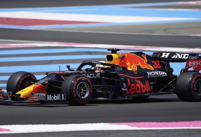 Formel 1 in Frankreich: Verstappen Schnellster im ...