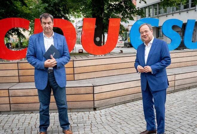 CDU/CSU: Laschet und Söder betonen Geschlossenheit bei ...