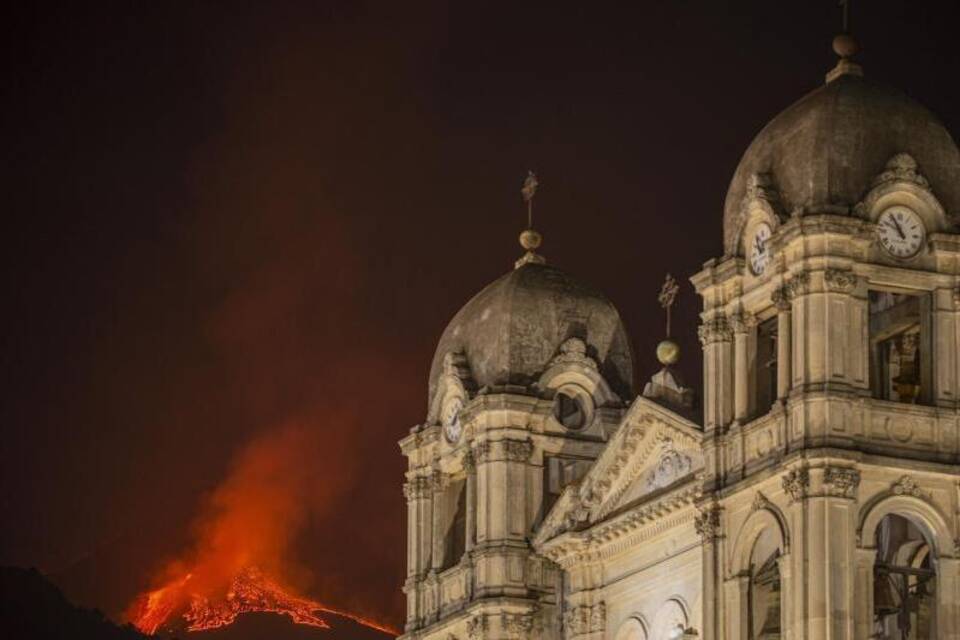 Vulkan Ätna in Italien