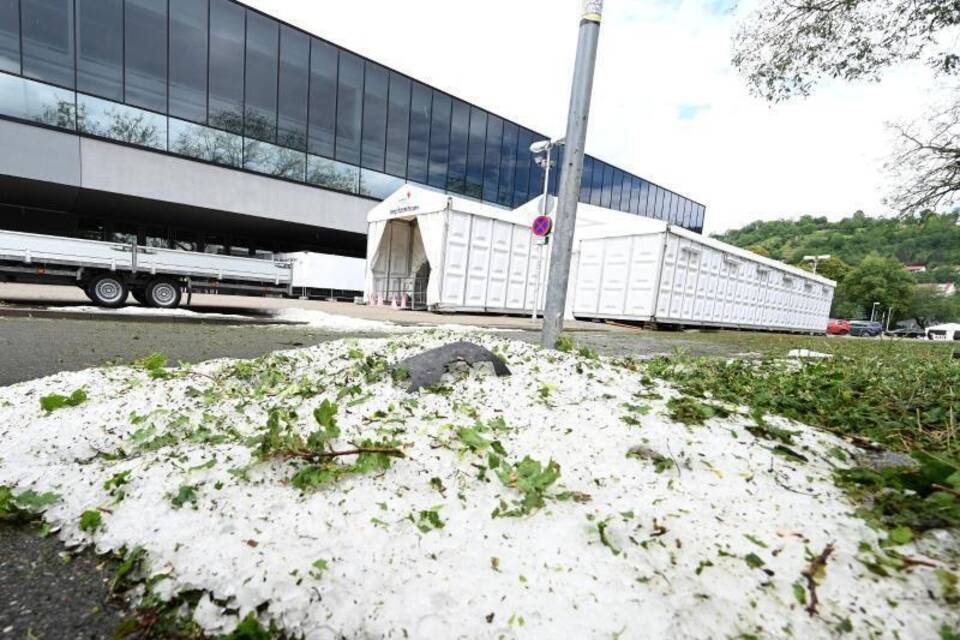 Unwetter in Tübingen Unwetter in Tübingen