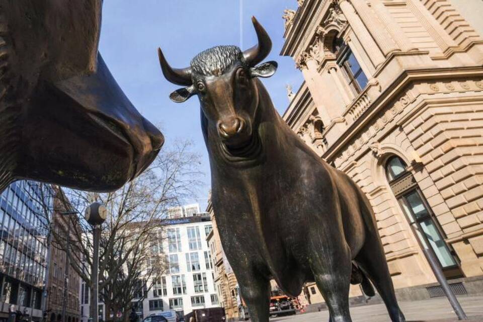 Der Bulle an der Börse in Frankfurt/Main Der Bulle an der Börse in Frankfurt/Main