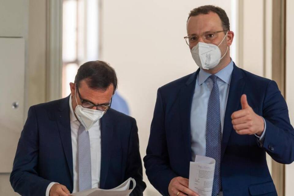 Klaus Holetschek und Jens Spahn