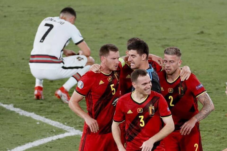 Fußball EM - Belgien - Portugal