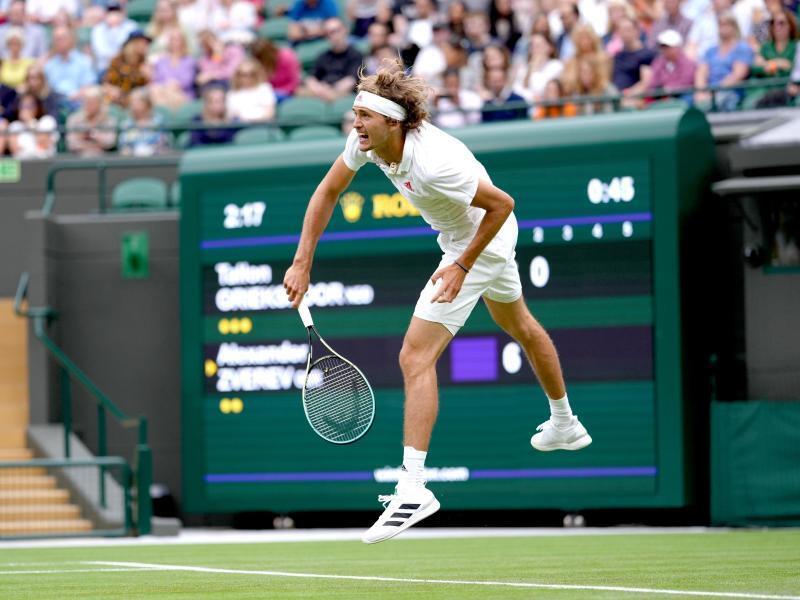 Wimbledon: Zverev mit solidem Auftakt - Auch Kerber in ...