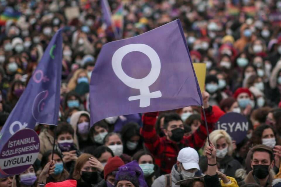 Frauenrechtsdemonstration Frauenrechtsdemonstration