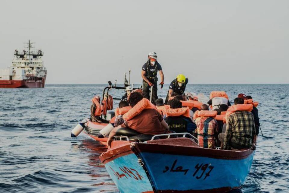 «Ocean Viking» rettet Migranten «Ocean Viking» rettet Migranten
