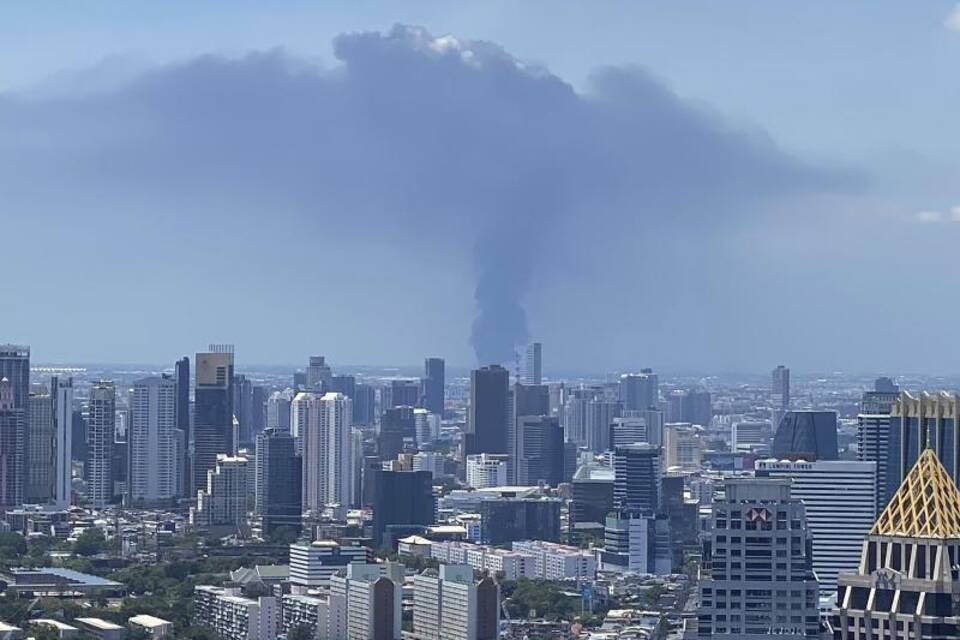 Thailand - Explosion in Fabrik Thailand - Explosion in Fabrik