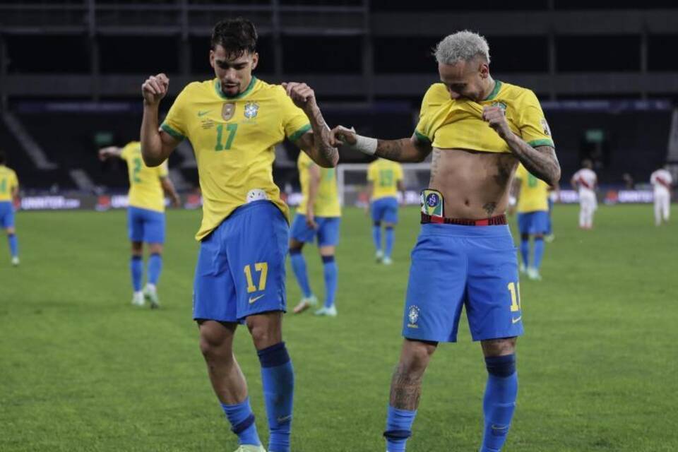 Lucas Paqueta und Neymar