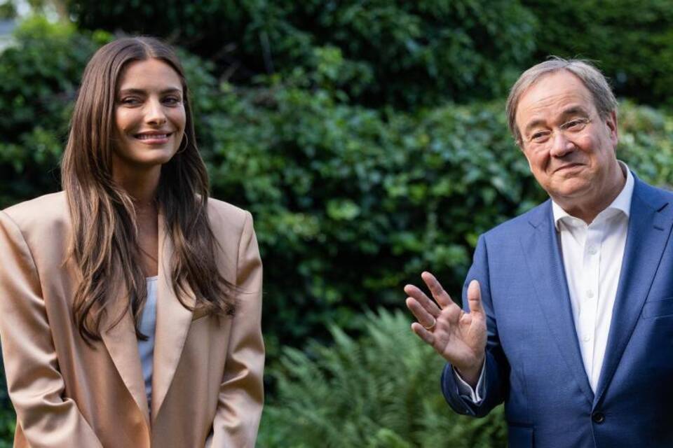 Sophia Thomalla und Armin Laschet Sophia Thomalla und Armin Laschet