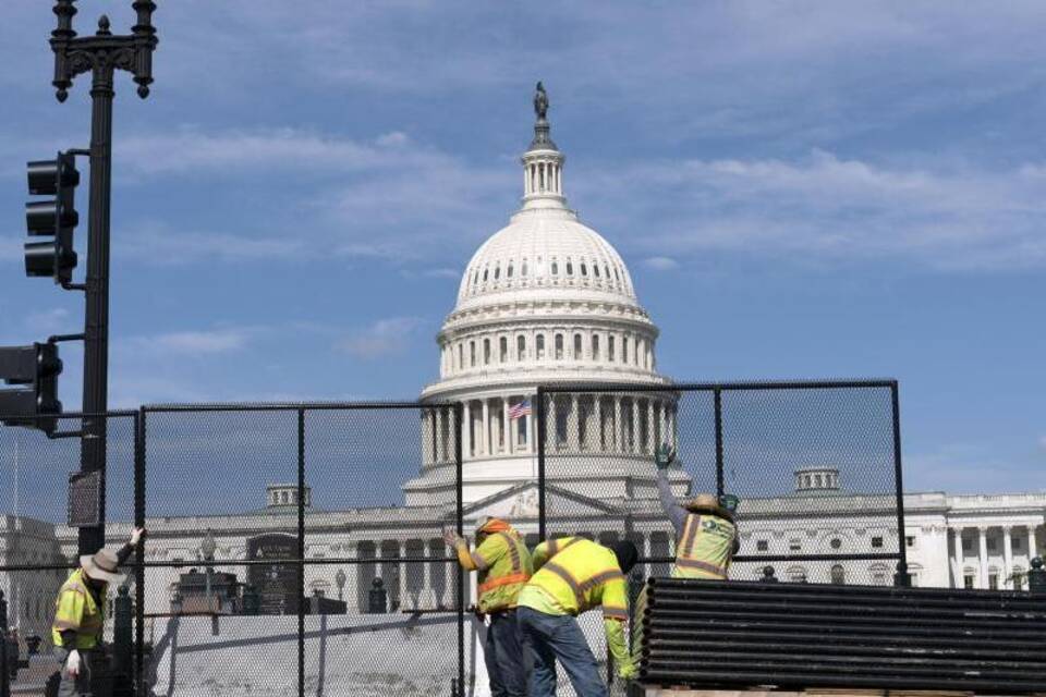 Schutzzaun um US-Kapitol wird abgebaut