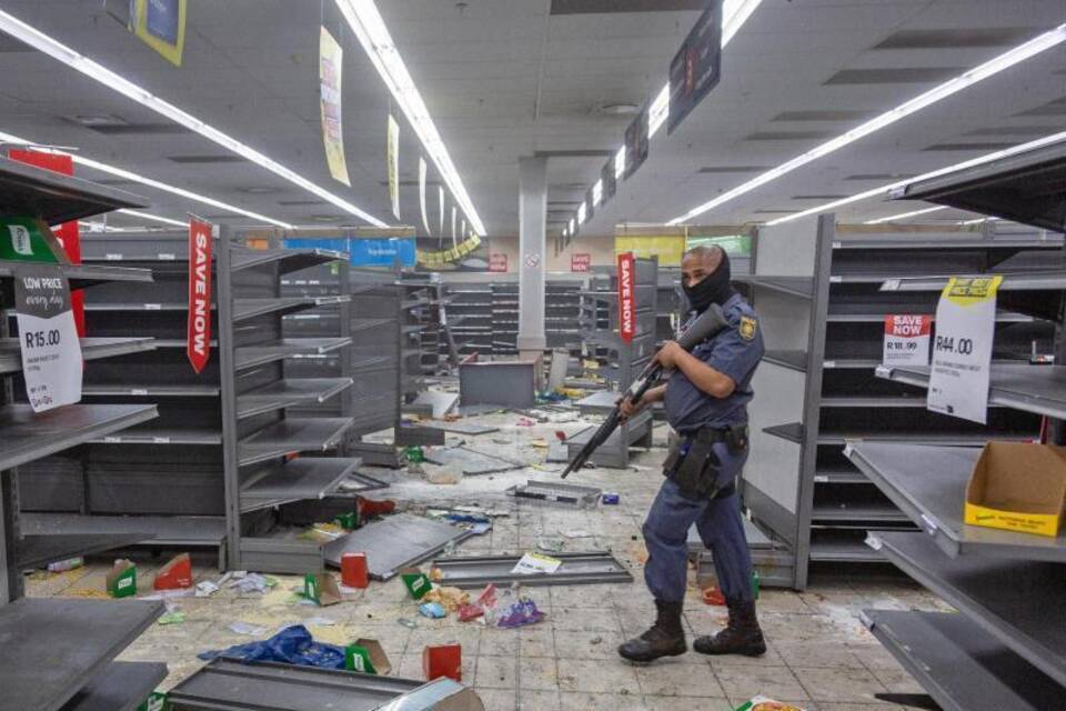 Eskalierende Gewalt in Südafrika Eskalierende Gewalt in Südafrika