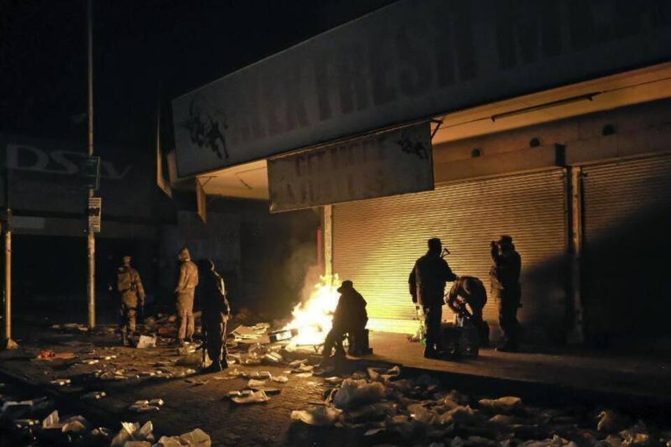 Proteste in Südafrika Proteste in Südafrika