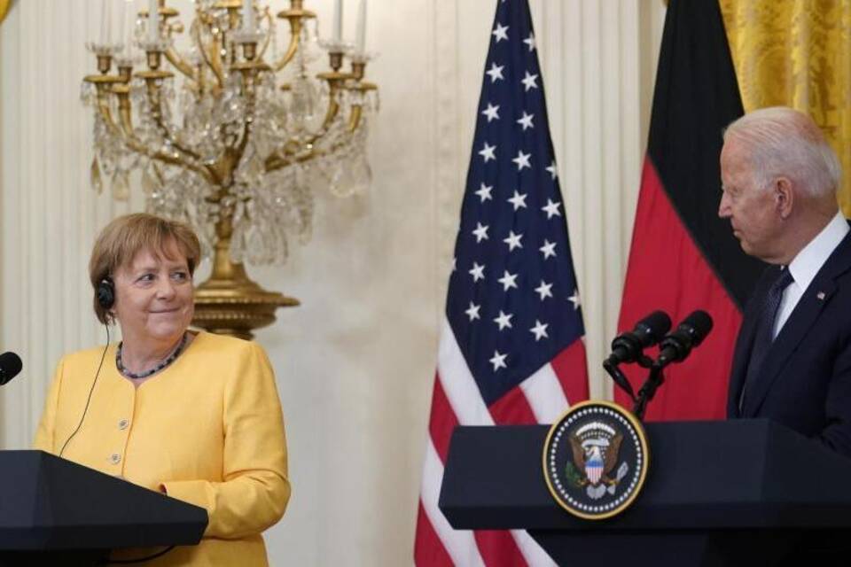 Merkel zu Besuch in den USA