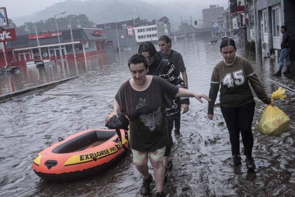 Unwetter in Belgien