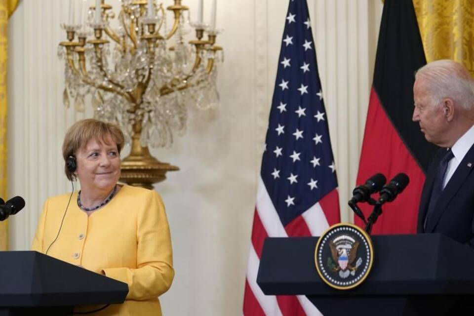 Merkel und Biden