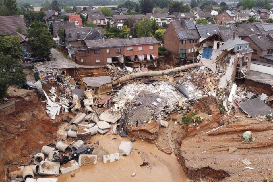 Nach dem Unwetter in Nordrhein Westfalen