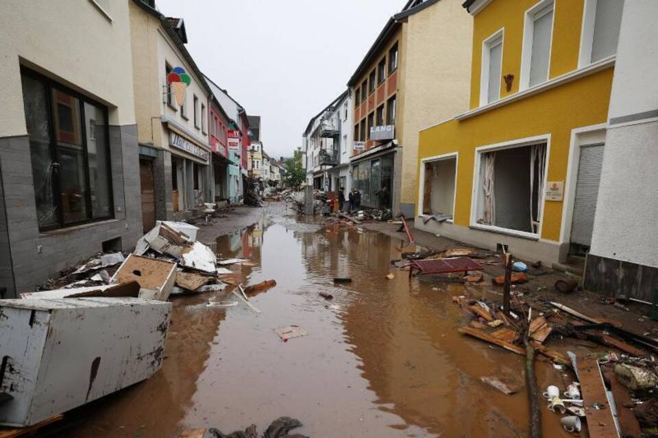 Nach dem Unwetter in Nordrhein-Westfalen