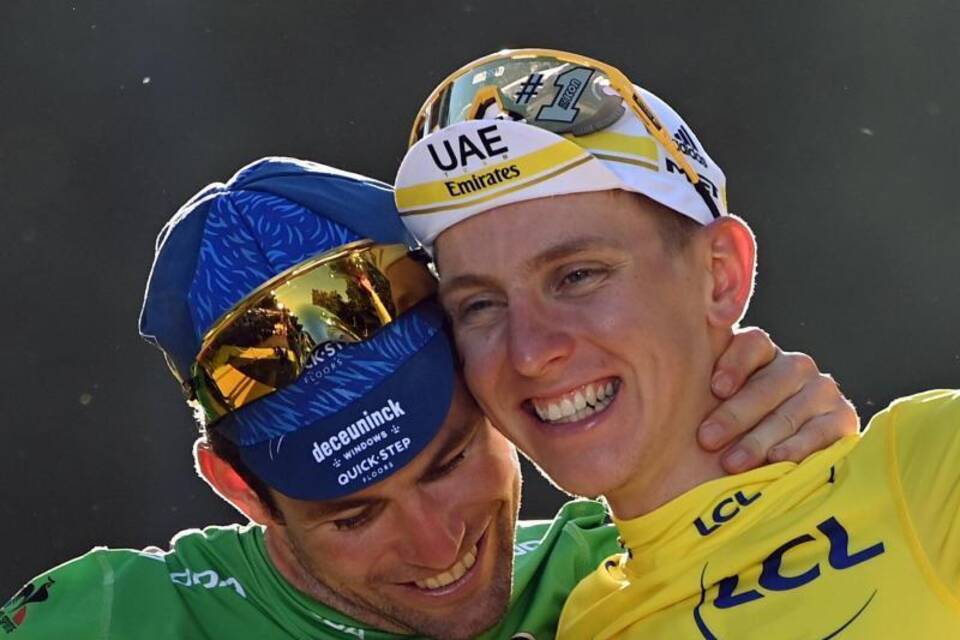 Cavendish und Pogacar Cavendish und Pogacar