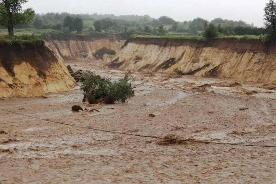 Unwetter in Nordrhein-Westfalen